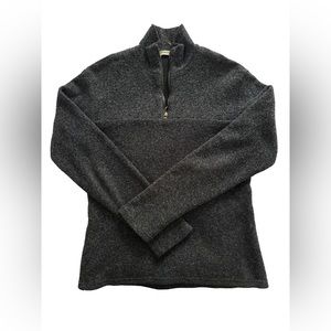 Charcoal Raymond Dragon wool / fleece zip up
